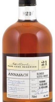 William Grant & Sons Scotch 21 Year Annasach Supply