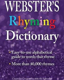 Webster s Rhyming Dictionary on Sale