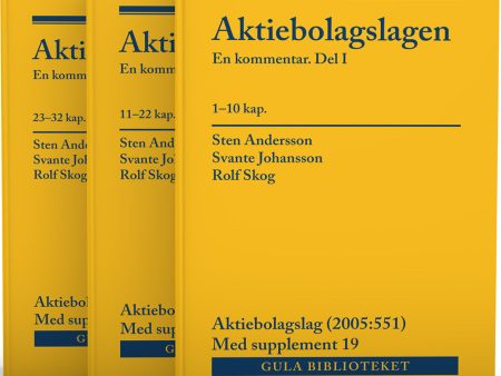 Aktiebolagslagen, del I-III : En kommentar Supply