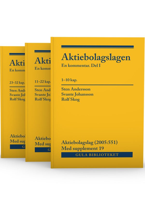 Aktiebolagslagen, del I-III : En kommentar Supply