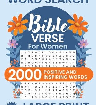 Word Search Bible Verse for Women (Large Print): Positive and Inspiring Brain Games Word Find Puzzles, Encouraging Faith, Religion and Psalms for Adul Sale