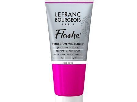 Akryyliväri 80ml matta 163 Flourescent Pink L&B Flashe Acrylic Online Hot Sale