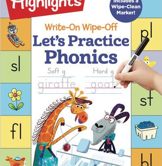 Write-On Wipe-Off Let s Practice Phonics Online Sale