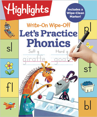 Write-On Wipe-Off Let s Practice Phonics Online Sale